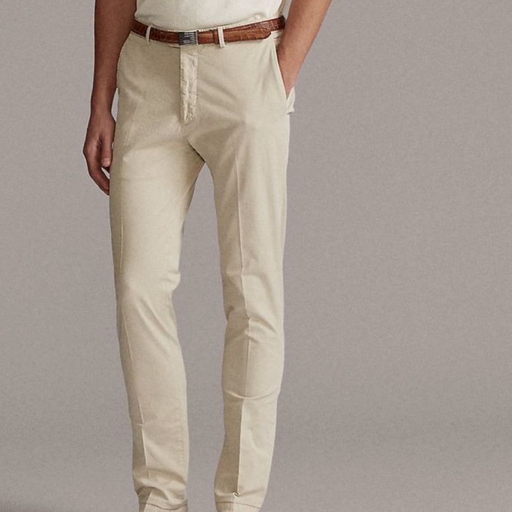 NWT light beige trousers. Slim fit. Brand new